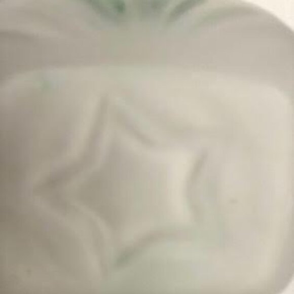 Beautiful  Hand Painted Glass Pitch  By Hazel Atlas Tomato Frost Design Pitcher - Picture 5 of 6